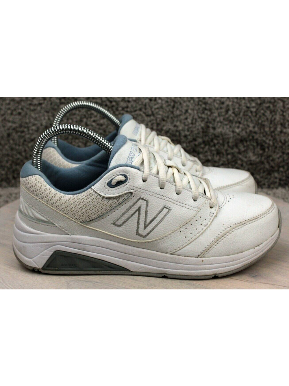 New Balance 928v3 White Leather Walking Shoes Comfort Womens 6.5
